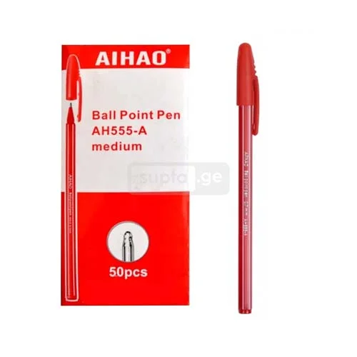 AIHAO AH555A plastic red pen
